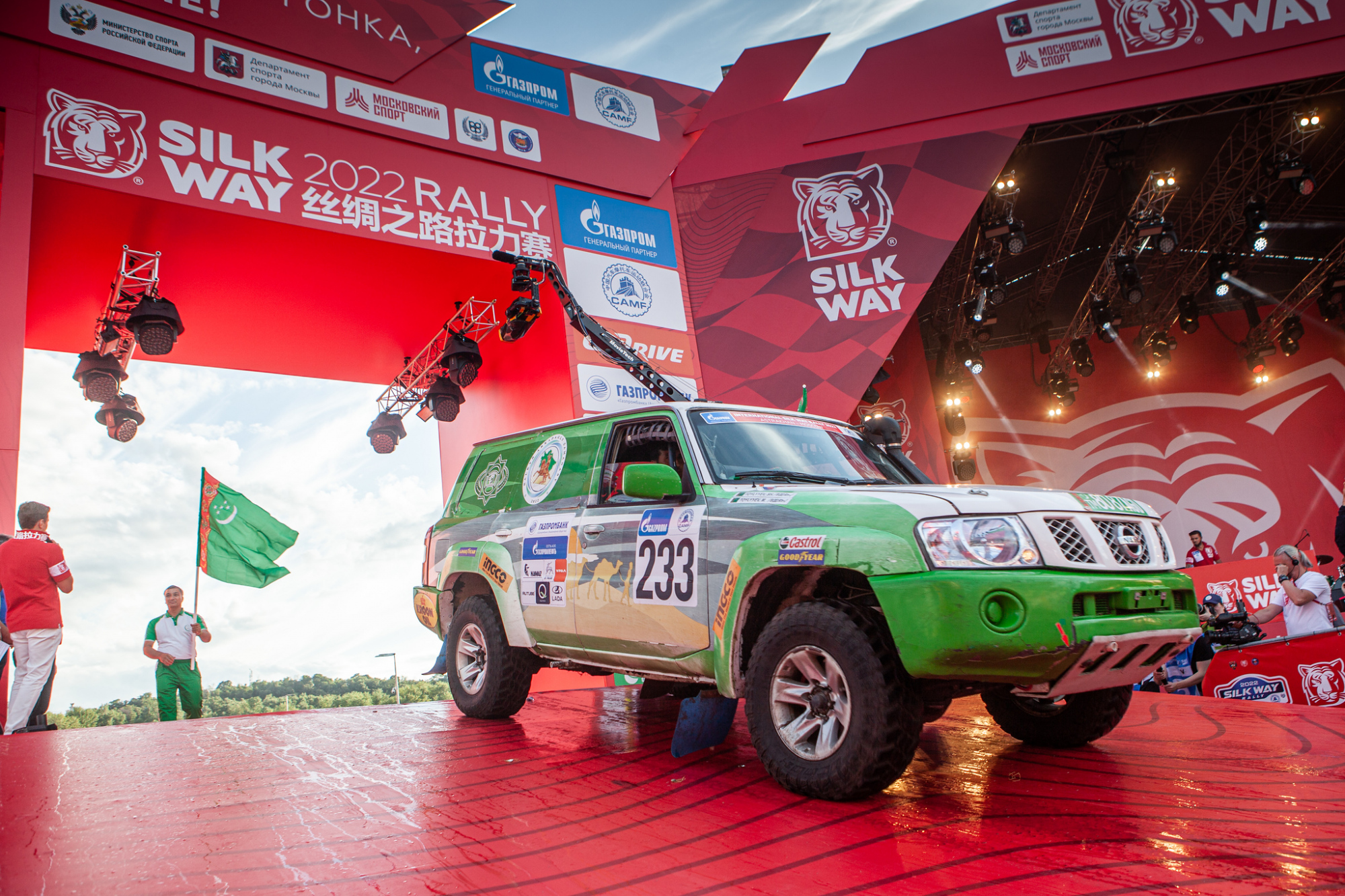 The Ceremony Of Awarding The Winners Of The 2022 Silk Way Rally In Moscow Sport