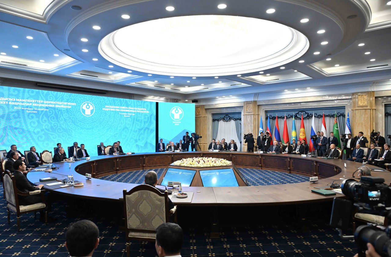 Türkmenistanyň Prezidentiniň GDA-nyň döwlet Baştutanlarynyň Geňeşiniň Bişkekde geçen mejlisindäki çykyşy