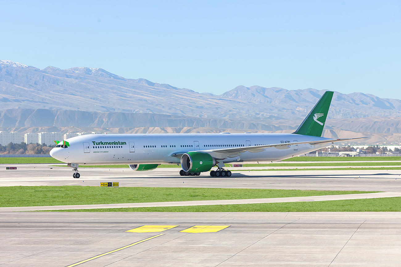 A new Jebel international airport has been opened in Turkmenistan