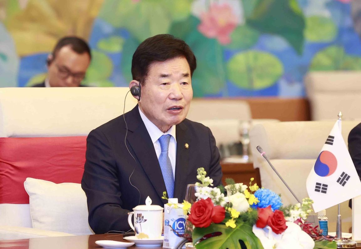 Koreýanyň Milli Assambleýasynyň Başlygy türkmen deputatlarynyň öňünde çykyş etdi