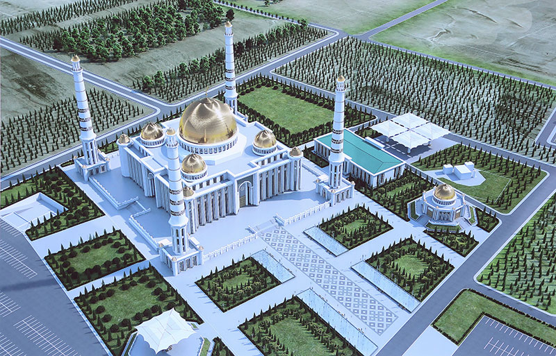 Определился победитель в тендере на строительство главной мечети в городе Аркадаг