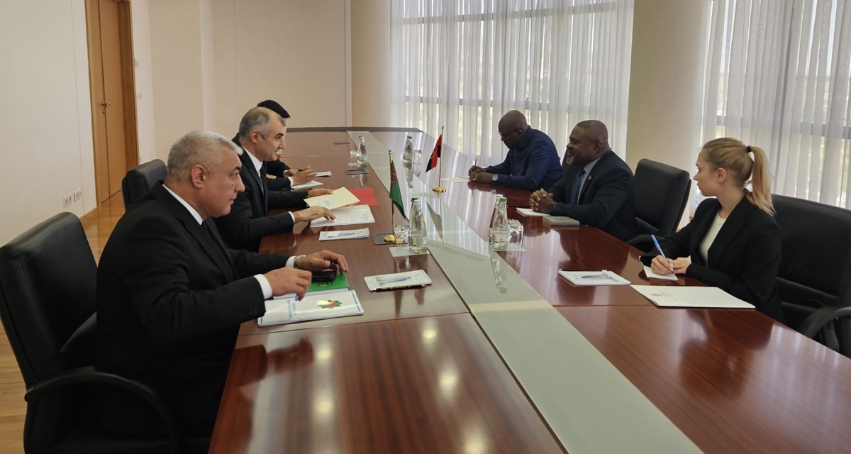 A meeting was held at the Ministry of Foreign Affairs of Turkmenistan ...