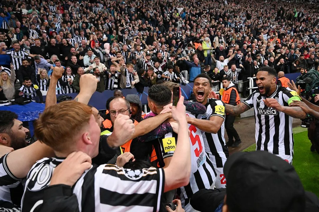Newcastle United will play in the Champions League for the first