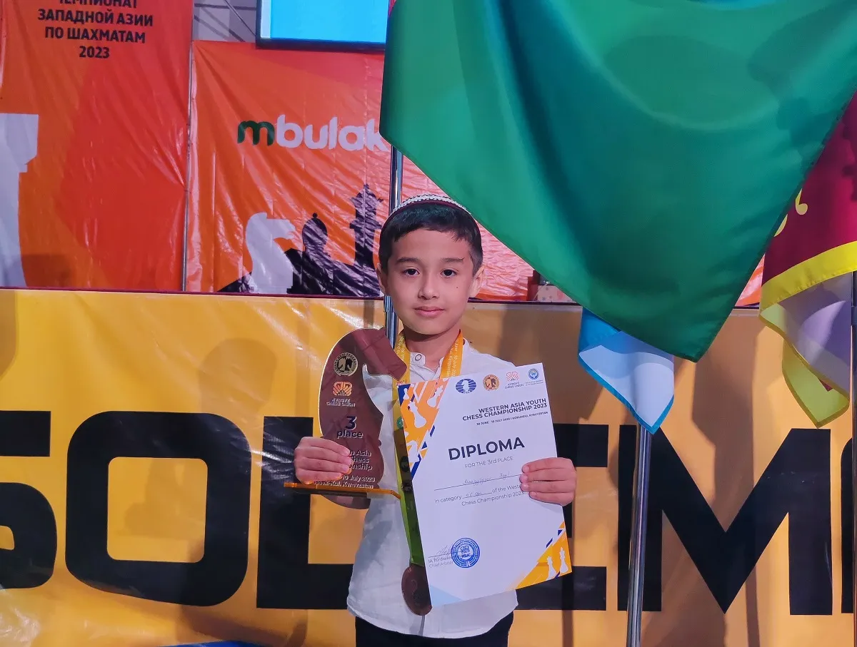 The strongest junior chess player of Turkmenistan has been determined