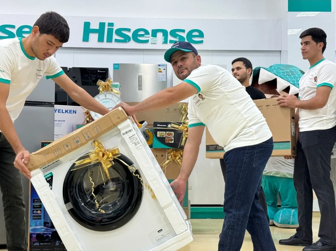 Магазины Hisense в Ашхабаде проведут розыгрыш подарков к Новому году |  Бизнес