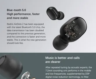 Новые беспроводные наушники Earbuds basic 2 + бесплатная доставка