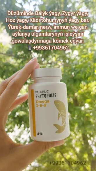 Omega 3 balyk ýagy ulylar üçin. 