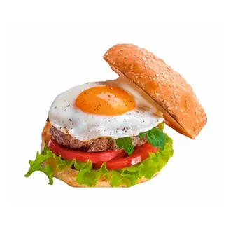 Чикенбургер с яйцом