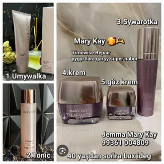 Mary Kay Timewise5x yygyrtlara garşy 40+ Ashgabat Jemma cosmetics 