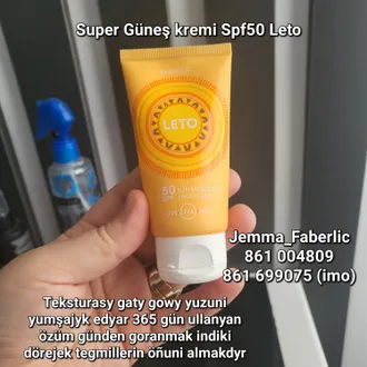 Spf 50 Güneş kremi Faberlic солнцезащитный крем Jemma Faberlic 