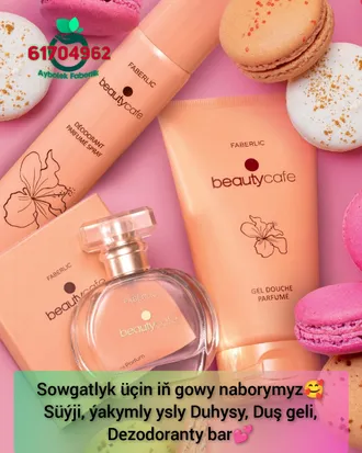 Sowgatlyk ajaýyp nabor Beautycafe. By Aýbölek Faberlic Aşgabat Parfumeriýa Kosmetika Ashgabat duhi sowgatlar, sowgat