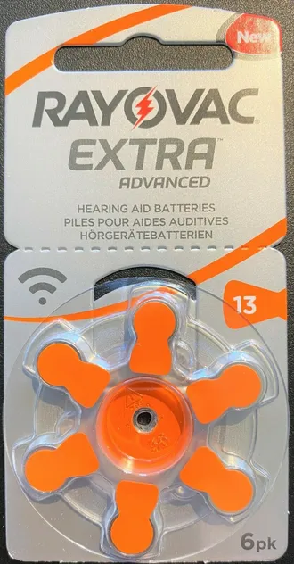 Батарейки 13 для слуховых аппаратов