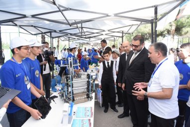 Competitions in educational robotics were held in Ashgabat