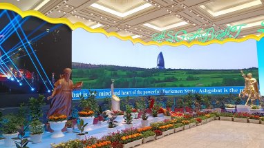 Türkmenistan'da, XXIII. Uluslararası “Beyaz Şehir Aşkabat” Sergisi açıldı
