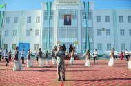 Photoreport from the opening of secondary school № 46 in Akhal velayat