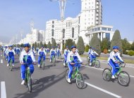 Фоторепортаж: В Ашхабаде прошел массовый велопробег, посвященный Всемирному дню здоровья 