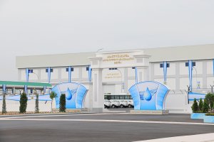 Serdar Berdimuhamedov took part in the opening of a modern water treatment facility in Ashgabat