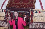 A delegation of Russian cultural figures visited the National Museum of Turkmen Carpets