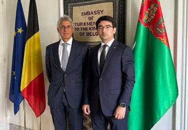 Türkmen diplomaty Ýewropa Energetika Gözleg Bileleşiginiň Baş sekretary bilen duşuşdy 