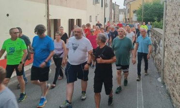The mayor of an Italian town goes on walks with residents to lose weight