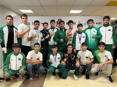 Боксёры из Туркменистана завоевали 7 медалей на юниорском чемпионате Азии-2023