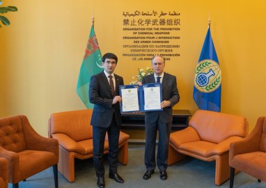 Türkmenistanyň HÝAG -daky Hemişelik wekili Gaagada akkreditasiýa edildi