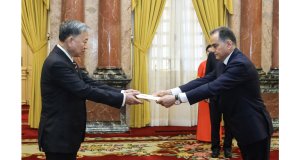 Türkmenistanyň ilçisi Wýetnamyň Prezidentine ynanç hatlaryny gowşurdy
