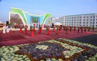 Opening ceremony of new buildings of Gurtly residential complex was held in Ashgabat