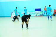 Фоторепортаж: «Ахал» обыграл «Милли гошун» в перенесённом матче 17-го тура футзальной лиги Туркменистана