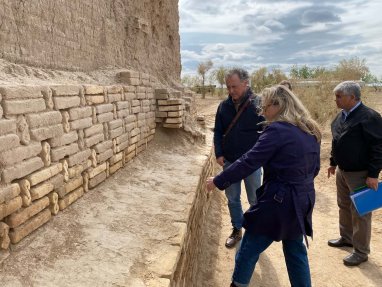 UTSA mission in Turkmenistan: there is a prospect of full-scale conservation of the Hudaynazar mausoleum