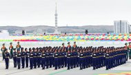 Türkmenistanyň Garaşsyzlygynyň 30 ýyllygy mynasybetli geçirilen harby ýörişden fotoreportaž