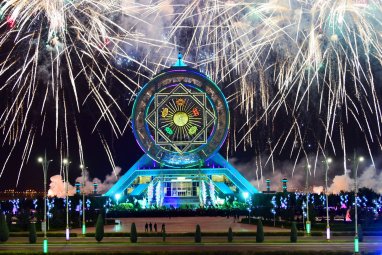 A festive concert and fireworks will be held in Ashgabat