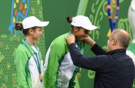 Фоторепортаж с церемонии закрытия турнира Ashgabat Open 2024 по теннису