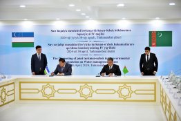 Türkmenistan we Özbegistan suw hojalygy pudagynda hyzmatdaşlygyň geljegini ara alyp maslahatlaşdylar
