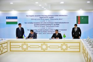 Türkmenistan we Özbegistan suw hojalygy pudagynda hyzmatdaşlygyň geljegini ara alyp maslahatlaşdylar