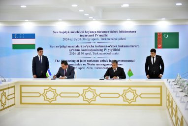 Türkmenistan ve Özbekistan su yönetimi alanında işbirliği olanaklarını görüştü