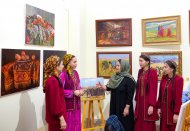 İran ve Türkmenistan'dan sanatçıların yer aldığı sergi Aşkabat'ta açıldı