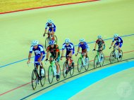 Photo report: French cyclist Frédéric Magné visited the Ashgabat Velodrome