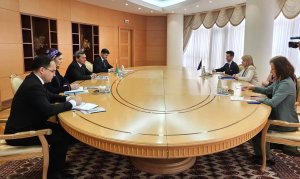  Turkmenistan and the EU reviewed partnership priorities at a meeting in Ashgabat