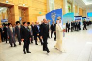 Фоторепортаж: Торжественное открытие выставки «Основные направления развития промышленных отраслей Туркменистана»