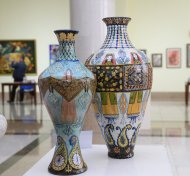An exhibition of artists from Iran and Turkmenistan has opened in Ashgabat