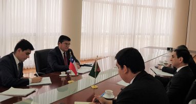 В МИД Туркменистана приняли нового посла Чили