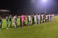 Fotoreportaž: Türkmenistanyň futbol ýygyndysy Ugandanyň ýygyndysy bilen deňme-deň oýnady