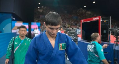 Judoist Serdar Rahimov completed his performance at the Olympics in Paris