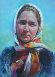 Фоторепортаж: Портретная выставка из Золотого фонда Академии Художеств Туркменистана