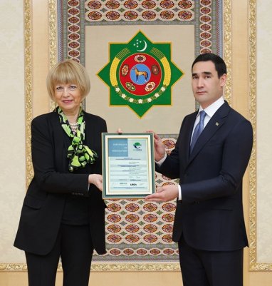 Президент Туркменистана обсудил с генсеком ОБСЕ партнёрство в сфере безопасности
