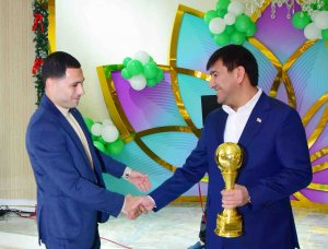 Elman Tagaev was recognized as the best player of the Turkmenistan Championship at the end of the season