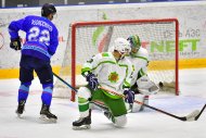 Фоторепортаж с хоккейного матча между командами Туркменистана и Казахстана на турнире 2023 Kazan Hockey Cup