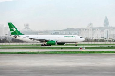 Air transport services volume in Turkmenistan increased by 48,3%