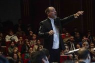 Concert with the participation of the Italian composer and conductor Claudio Vandelli took place in Ashgabat
